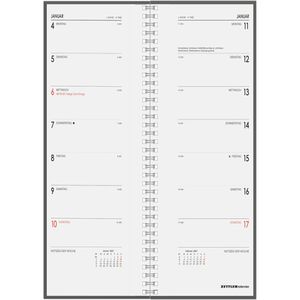Produktbild für Vormerkbuch Zettler 718-0000, graues Hardcover