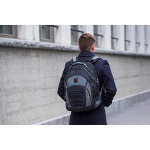 Produktbild für Laptop-Rucksack Wenger Synergy 600635 schwarz/grau