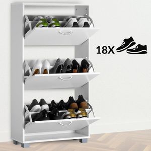 Produktbild für Schuhschrank CASARIA 107164, weiß