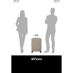 Produktbild für Koffer AmericanTourister Flytwist Spinner exp. beige