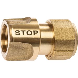 Schlauchverbinder GEKA plus, Wasserstop, DVGW-zertifiziert