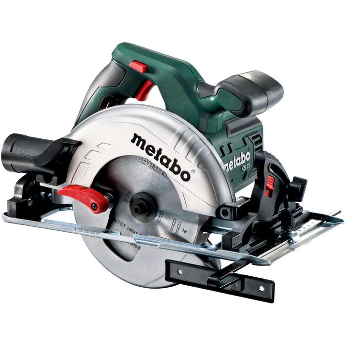 Metabo Handkreissäge KS 55 FS SET   FS 80, 1200 W, mit Schiene FS80 ...