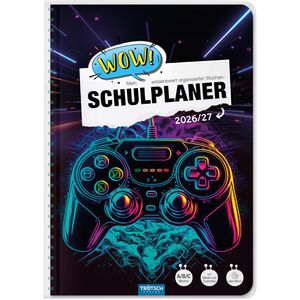 Schülerkalender Trötsch WOW Gaming, Schuljahr 2026/2027