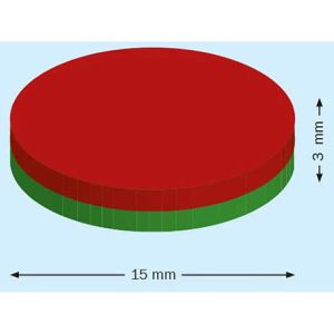 Produktbild für Magnete Böttcher-AG N35, silber, Neodym Magnet