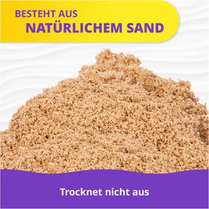 Produktbild für Kinetischer-Sand Kinetic-Sand Colour Bag, naturbraun