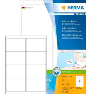 Adressetiketten Herma 4269 Premium, weiß