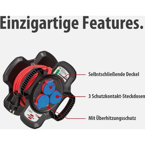 Produktbild für Kabeltrommel Brennenstuhl X-Gum Bremaxx, 10m