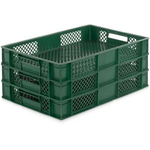 Produktbild für Eurobox Alpha-Paletten grün, 15 Liter, lebensmittelecht