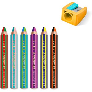 Produktbild für Buntstifte Staedtler Noris junior Duo 1402 C6, 3in1