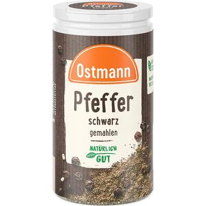Pfeffer Ostmann gemahlen, schwarz
