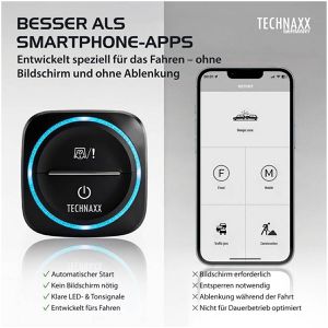 Produktbild für Blitzerwarner Technaxx Secure Drive Mini TX-387 mit USB &amp; Akku