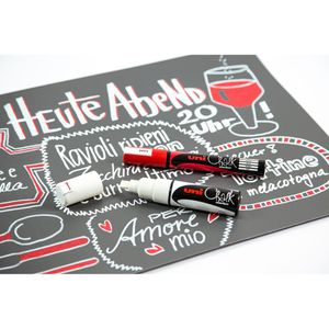 Produktbild für Kreidestifte uni-ball chalk PWE-5M, rot