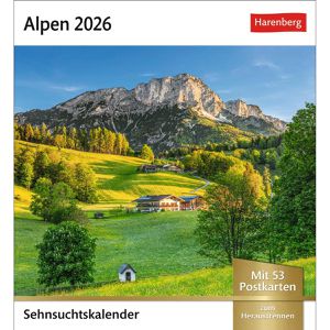 Produktbild für Abreißkalender Harenberg 2105500, Alpen Sehnsuchtskalender
