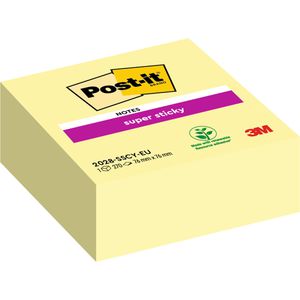 Haftnotizen Post-it Super Sticky Würfel, gelb