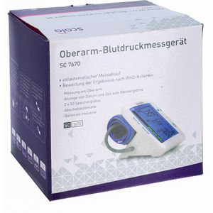 Produktbild für Blutdruckmessgerät Scala SC 7670, vollautomatisch