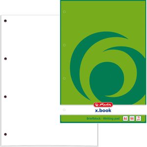 Briefblock Herlitz 733402, x-book, A4