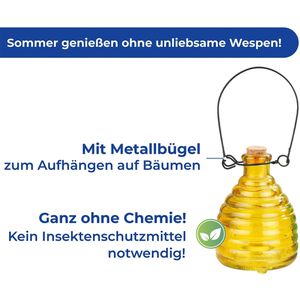 Produktbild für Wespenfalle Maximex Glas Grün &amp; Gelb, 2er Set