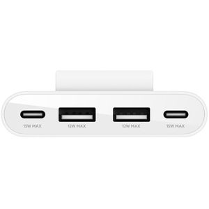 Produktbild für USB-Ladegerät Belkin 4 Port USB Splitter, 30 Watt