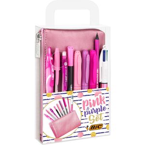 Produktbild für Schreibset Bic Pink &amp; Purple, 9642801, 10-teilig