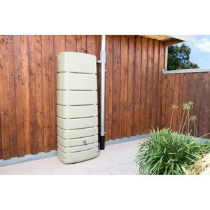Produktbild für Regentonne 4rain Slim Wandtank, 650 Liter