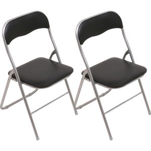 Klappstuhl Haest ST-HA-PVC, schwarz