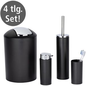 Produktbild für Badaccessoires-Set Wenko Calvo 24078800, 4-teilig