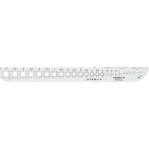 Produktbild für Schablone Staedtler Mars 576 01 F, Kreisschablone