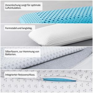Produktbild für Kopfkissen Genius 19393, eazzzy Classic, für Allergiker