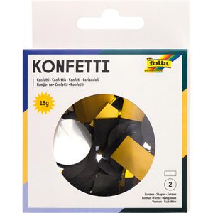 Konfetti Folia 45202, Classy, aus Seidenpapier & Folie