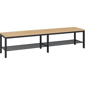 Umkleidebank CP-Möbel 8052-010, Sitzfläche Holz, 200 cm
