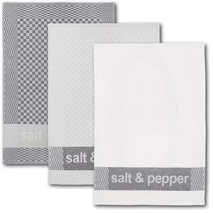 Produktbild für Geschirrtuch Dyckhoff Salt &amp; Pepper, 50 x 70 cm