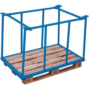 Palettenaufsatz VARIOfit Typ 75, pa-080.019, blau, Stahl