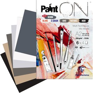 Produktbild für Zeichenblock Clairefontaine PaintON 975412C, A2