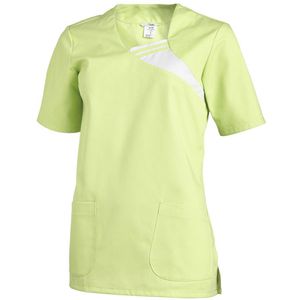 Leiber Kasack Schlupfjacke 08/1255/87, Damen, hellgrün, kurzarm, waschbar bis 60 °C, Größe XXL