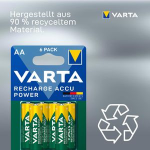 Produktbild für Akku Varta Recharge Power 5716, 1,2 V, 2600 mAh