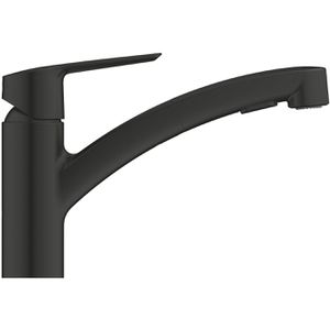 Produktbild für Küchenarmatur GROHE Start 303072431, schwarz matt