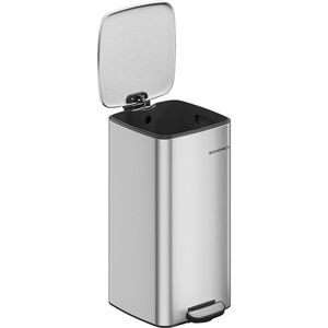 Produktbild für Mülleimer Songmics LTB593E01, metallicsilber