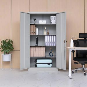 Produktbild für Aktenschrank Bisley FTL09645, aus Metall, zerlegt
