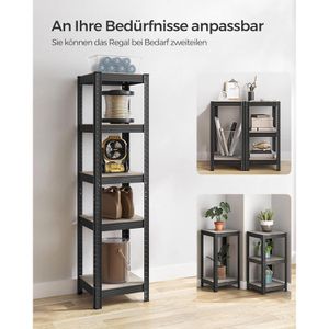 Produktbild für Schwerlastregal Songmics 5 Holzböden