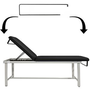 Produktbild für Behandlungsliege Teqler T146554, aus Metall, schwarz