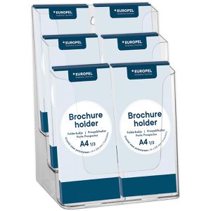 Prospekthalter Europel 350106, transparent