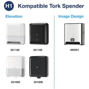 Produktbild für Handtuchrollen Tork Matic Premium Soft, 290016, H1