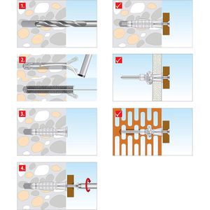 Produktbild für Dübel Tox 011100081, Allzweckdübel Trika 7/36
