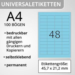 Produktbild für Universaletiketten Herma 4547, Special, blau