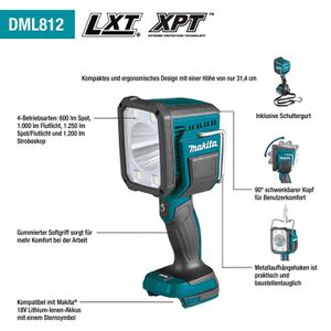 Produktbild für Arbeitsleuchte Makita DML812 LED