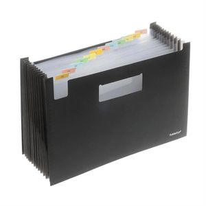 Fächermappe Foldersys 70036-30, A4, schwarz