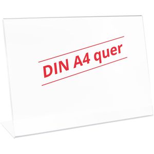 Tischaufsteller Böttcher-AG A4 quer