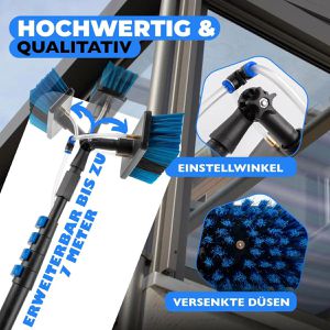 Produktbild für Waschbürste NTG Teleskop 7,0 m, HWZ.8700