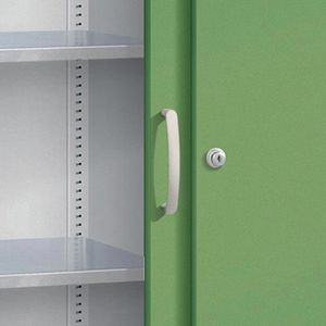 Produktbild für Werkzeugschrank CP-Möbel 2149-00, aus Metall, grau / grün