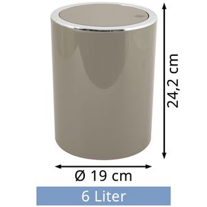 Produktbild für Mülleimer MSV Kamaka Aspen, 145201, taupe